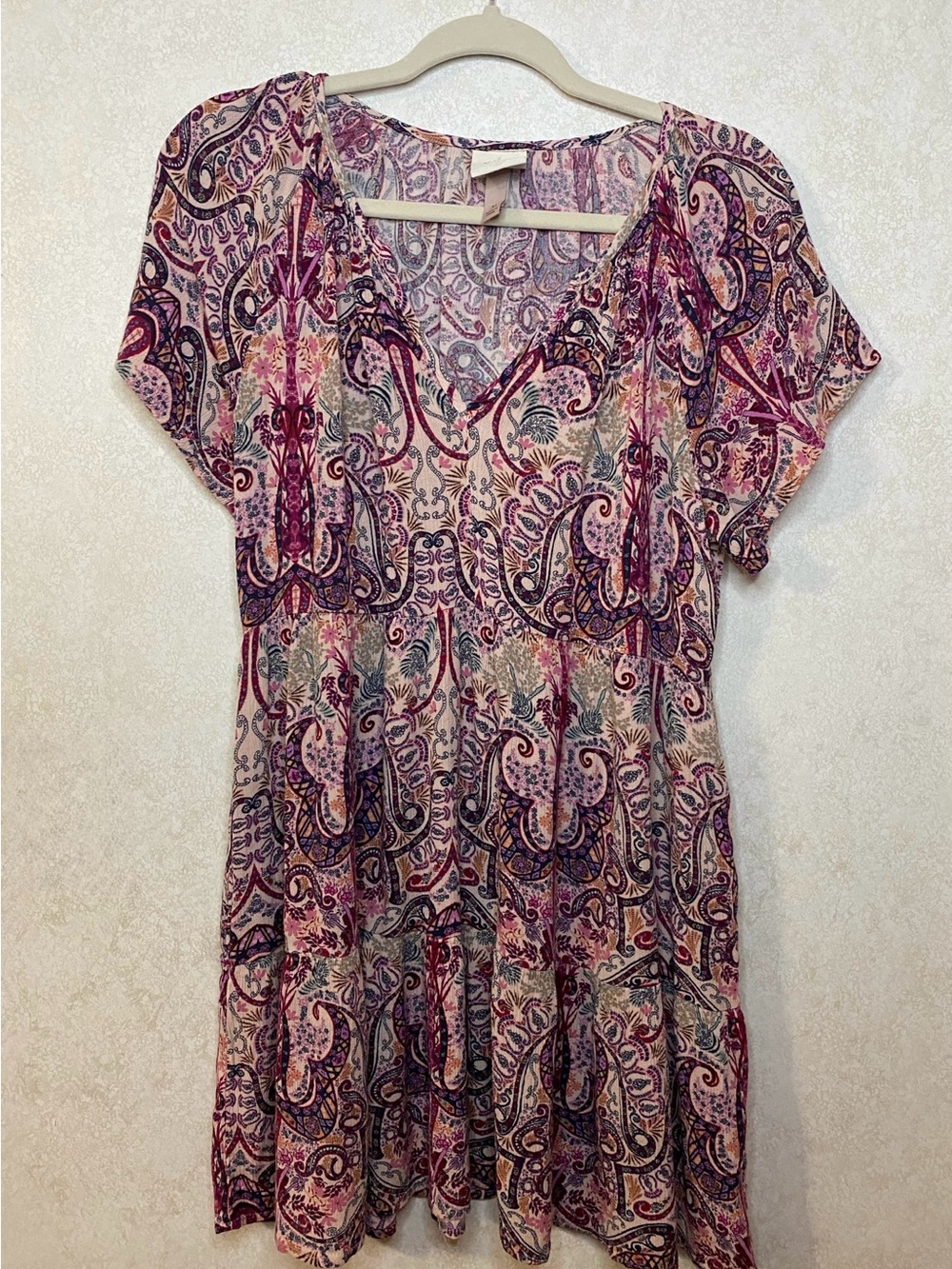 Knox Rose Paisley V-Neck Dress